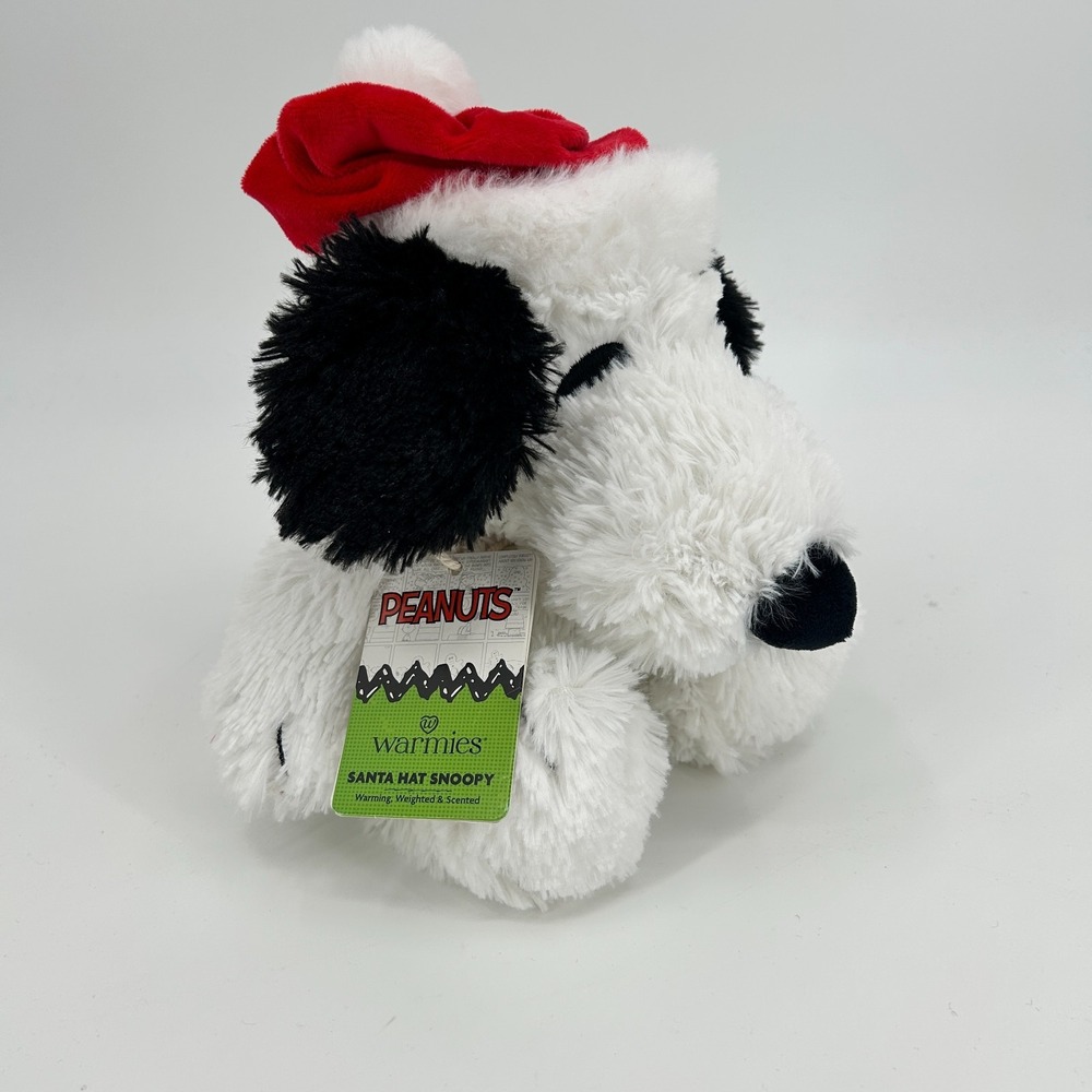 2025 Warmies Santa Hat Snoopy Peanuts Warming Freezes Weighted Scented NWT